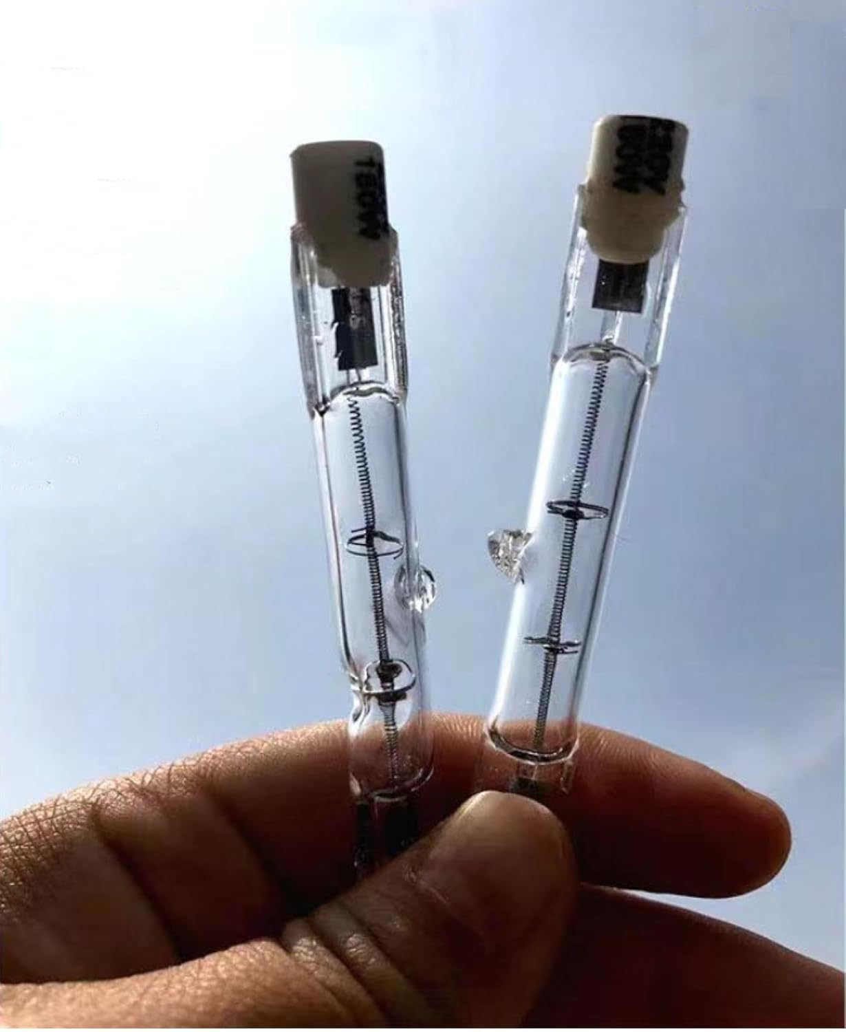 R7S Halogen Bulb, 220V, 60W, J78mm, Dimmable, 2800K Warm White, 2000 Hours Lifespan, 50PCS