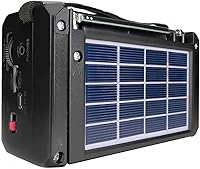 Vista 11 de QFX R-37 6-Band (AM, FM, SW1 - SW4) Linterna LED Bluetooth Radio solar (modelo 2021)