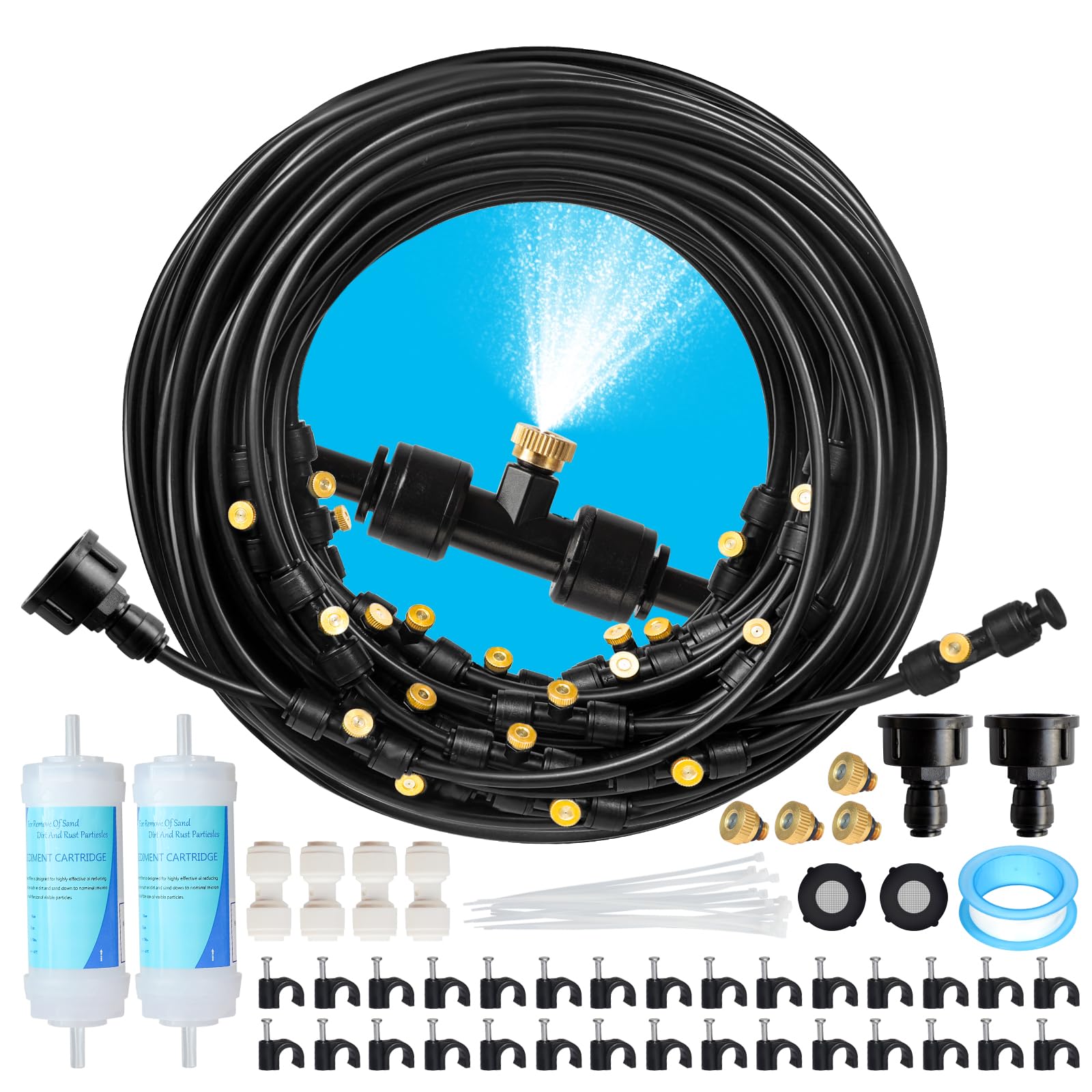 100FT Mister for Outside Patio Misting Cooling System