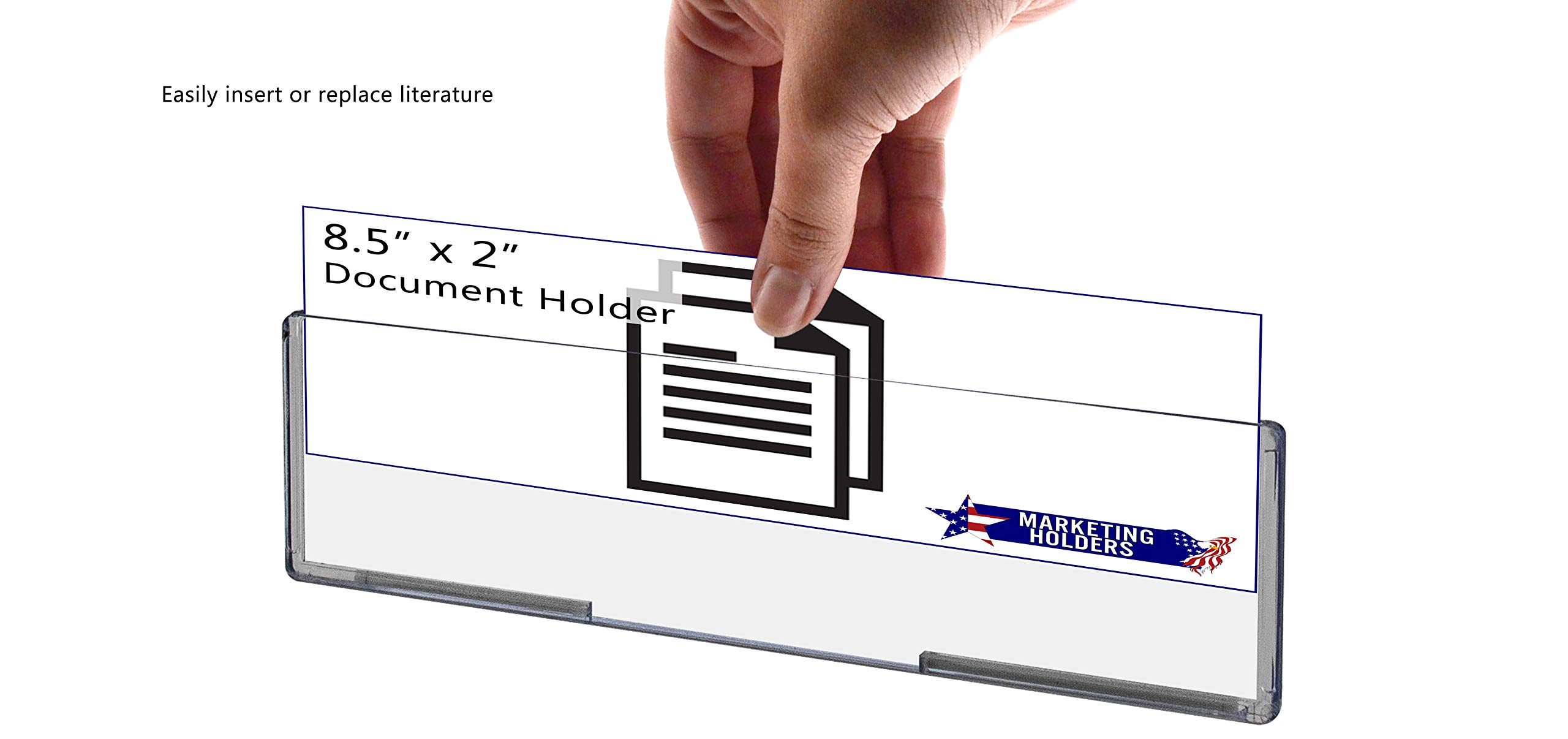 Marketing Holders 2 Pack Wall Sign Holder 8.5