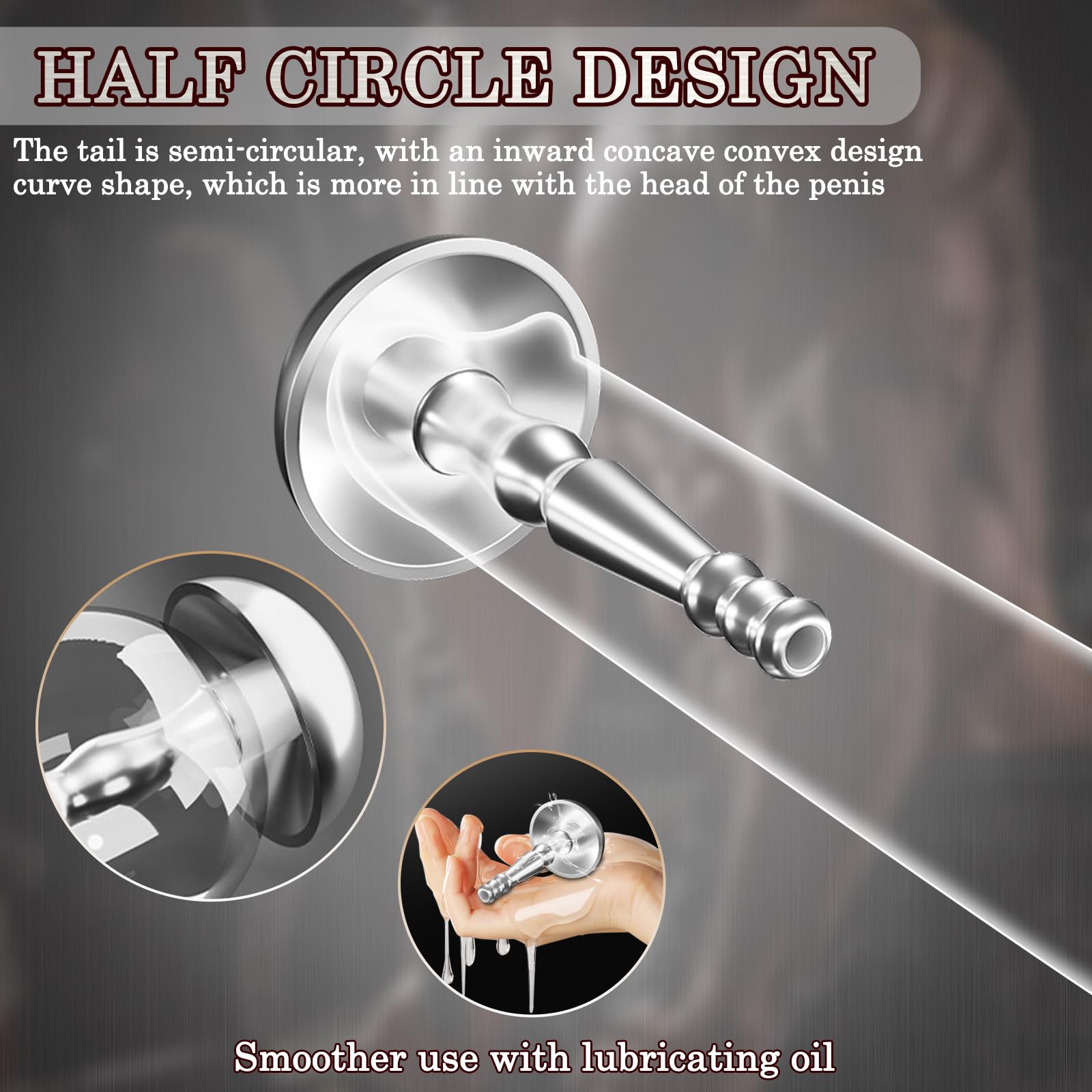 Dilatador uretral BDSMJOY de acero inoxidable 3 en 1, catéter uretral para hombre, dilatadores uretrales, camilla uretral para hombres, juguetes sexuales eróticos para hombres