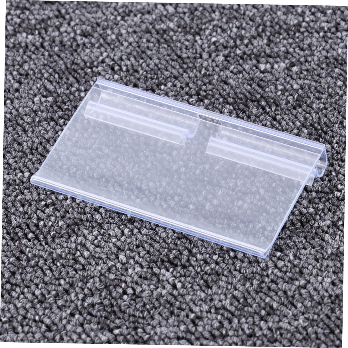 100 Étiquettes de Prix PVC Transparentes pour Supermarché et Magasin
