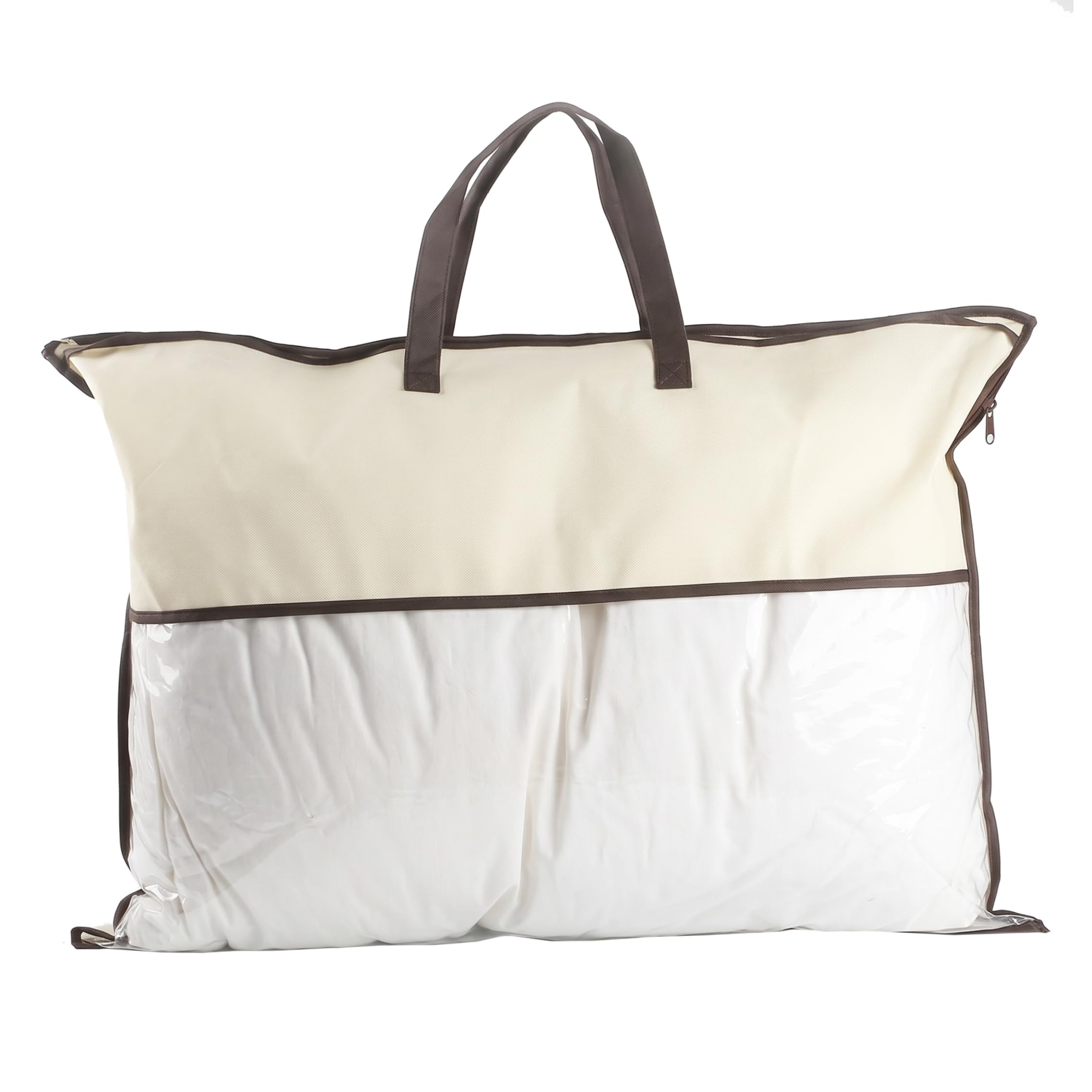 Pillow Storage Bags 2Pcs Heavy Duty with Clear Window Pillow Bag