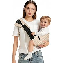 Baby Sling Carrier,Adjustable Baby Carrier for 10-35 lbsHoundstooth | Soft skin-friendly premium fabric,Adjustable shoulder strap,Easy to put on and take off,Packaged with elegant gift box