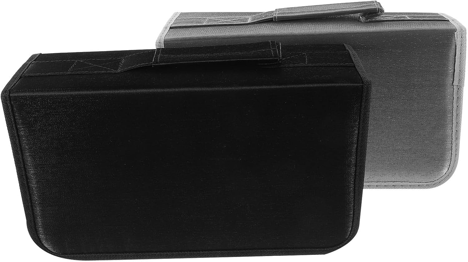 2pcs Zipper CD Storage Holder Mercerized Cloth 128-slot Case