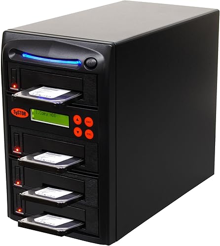 Miniatura 7 de Systor Duplicadora de discos duros HDDSSD 13 - 5.4 GBminuto - Copiadora y borradordesinfectante independiente para múltiples discos SATA 3.5 y 2.5