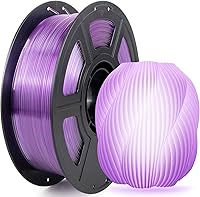 Vista 9 de Filamento PETG para impresora 3D Transparente Gradiente 1.75mm Alta Transmisión de Luz, Filamento para Impresión 3D, Velocidad de Impresión