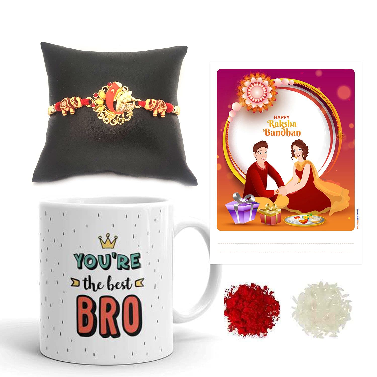 PUREZENTOYou are The Best Bro Rakhi Set Brother Coffee Tea / Milk Mug