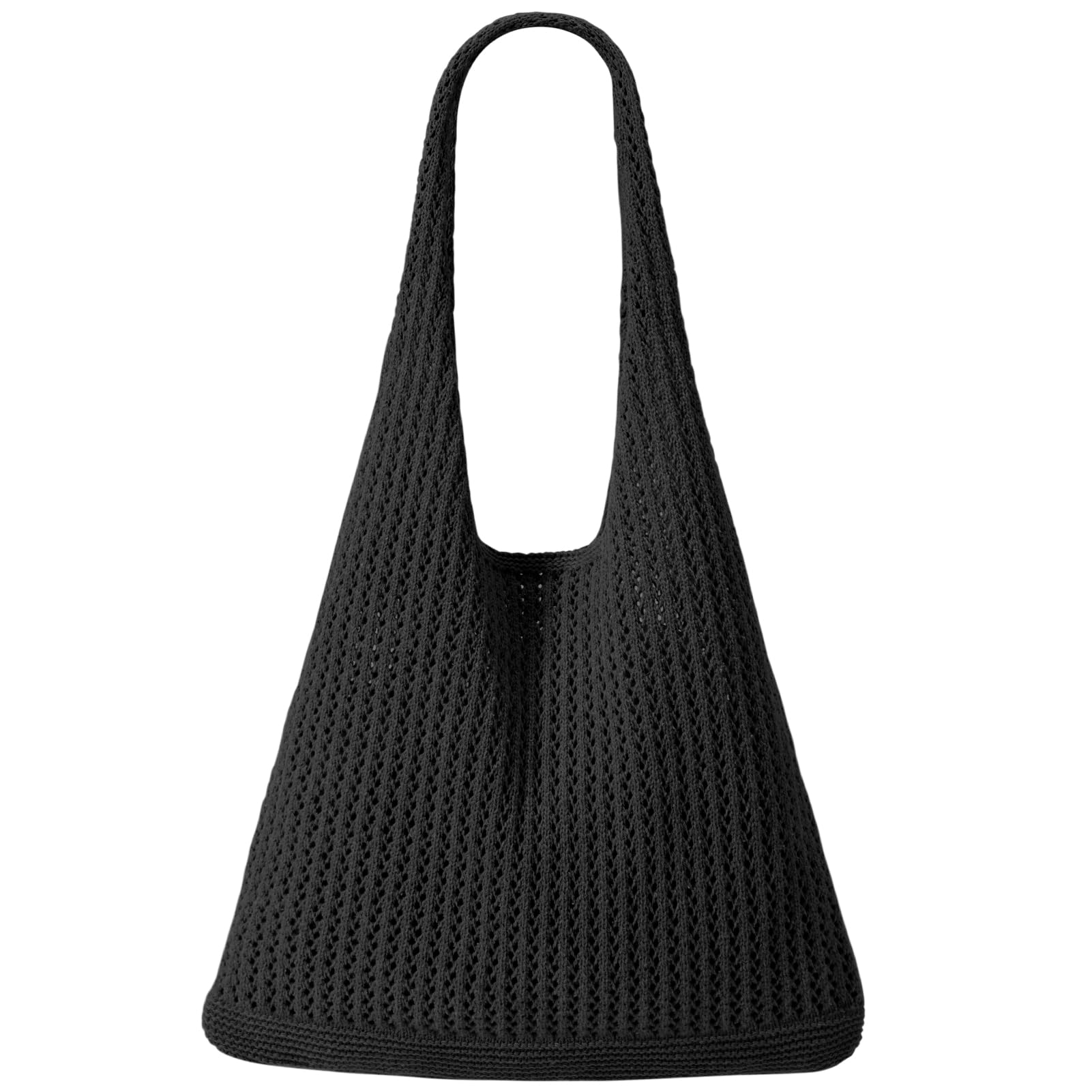 EIMMBD Crochet Bags for Women Beach Totes Bags Aesthetic Summer Tote Shoulder Hippie Bag Knit Bag