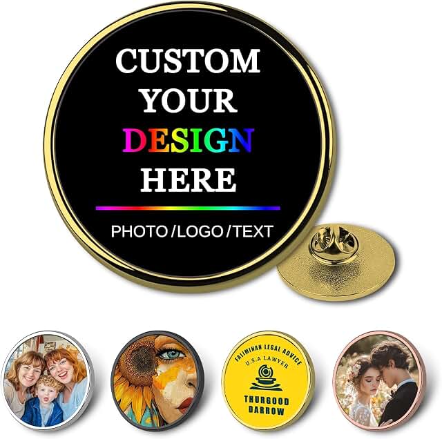 Custom Pins Bulk Personalized Design Your Own