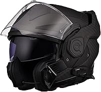 Vista 3 de Casco modular LS2 Helmets Advant X de fibra de carbono con Bluetooth Cardo 4X integrado