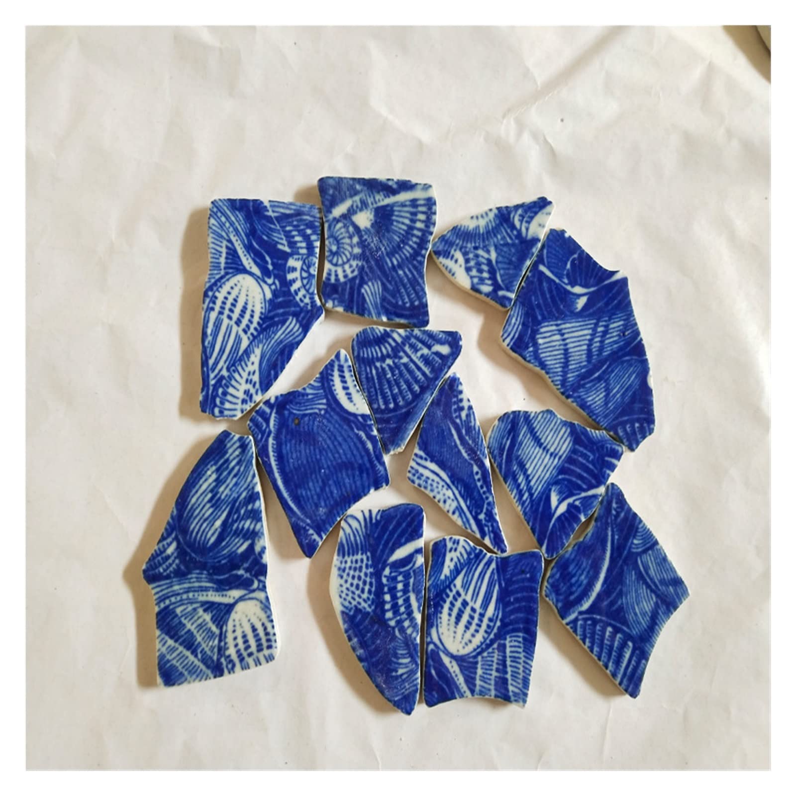 Płytki mozaikowe, 200g Ceramiczne Mozaiki Płytki Nieregularne Fragmenty DIY Mozaika Tworzenie dla Rzemiosła Hobby Sztuka Dekoracja Ścienna Domu(12)