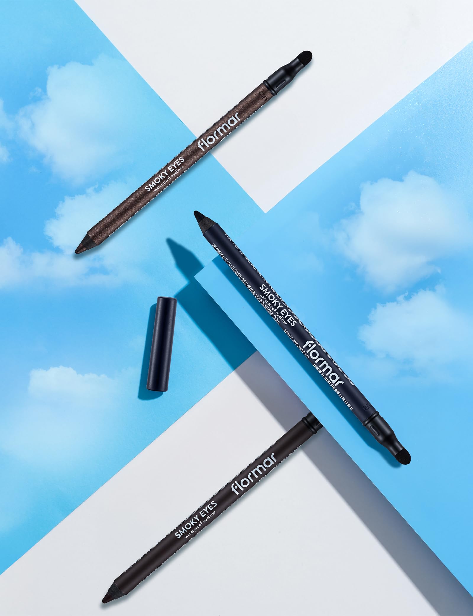 Smoky Eyes Mat Bitişli & Suya Dayanıklı Sünger Başlıklı Göz Kalemi