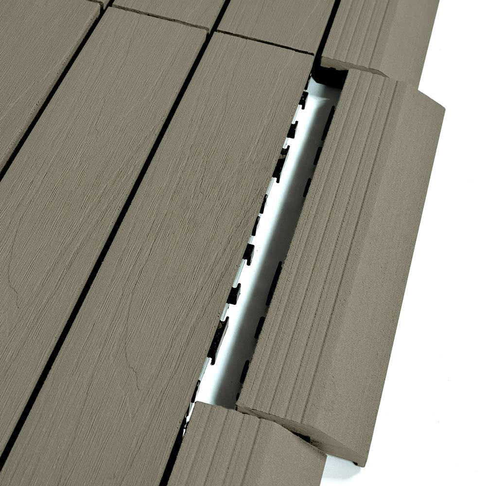 Buy Dura Deck Tile Resist Composite Deck Tile Straight Edge Ramps Solid WPC Interlocking