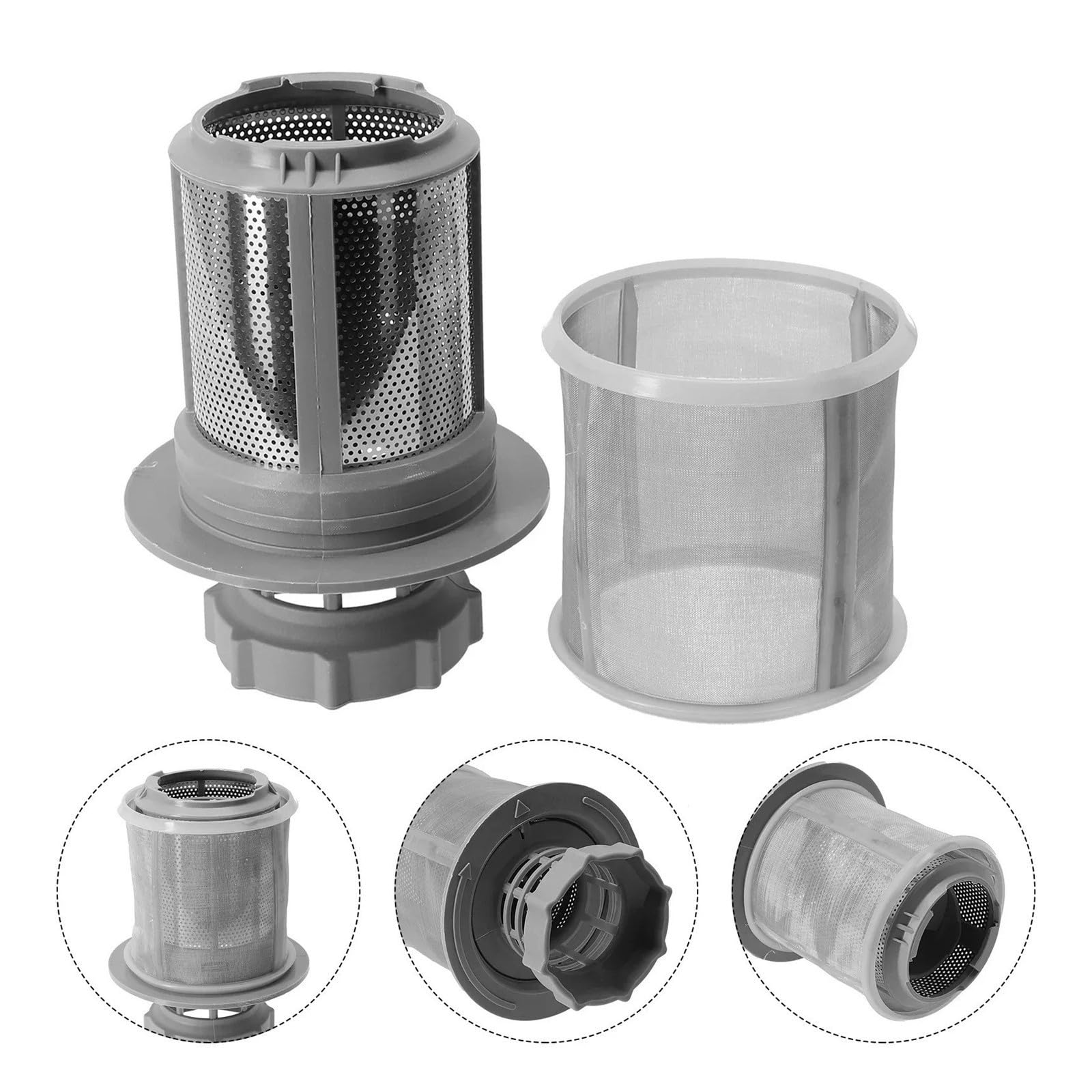 Juego De Filtros De Malla For Lavavajillas, Compatible Con Bosch