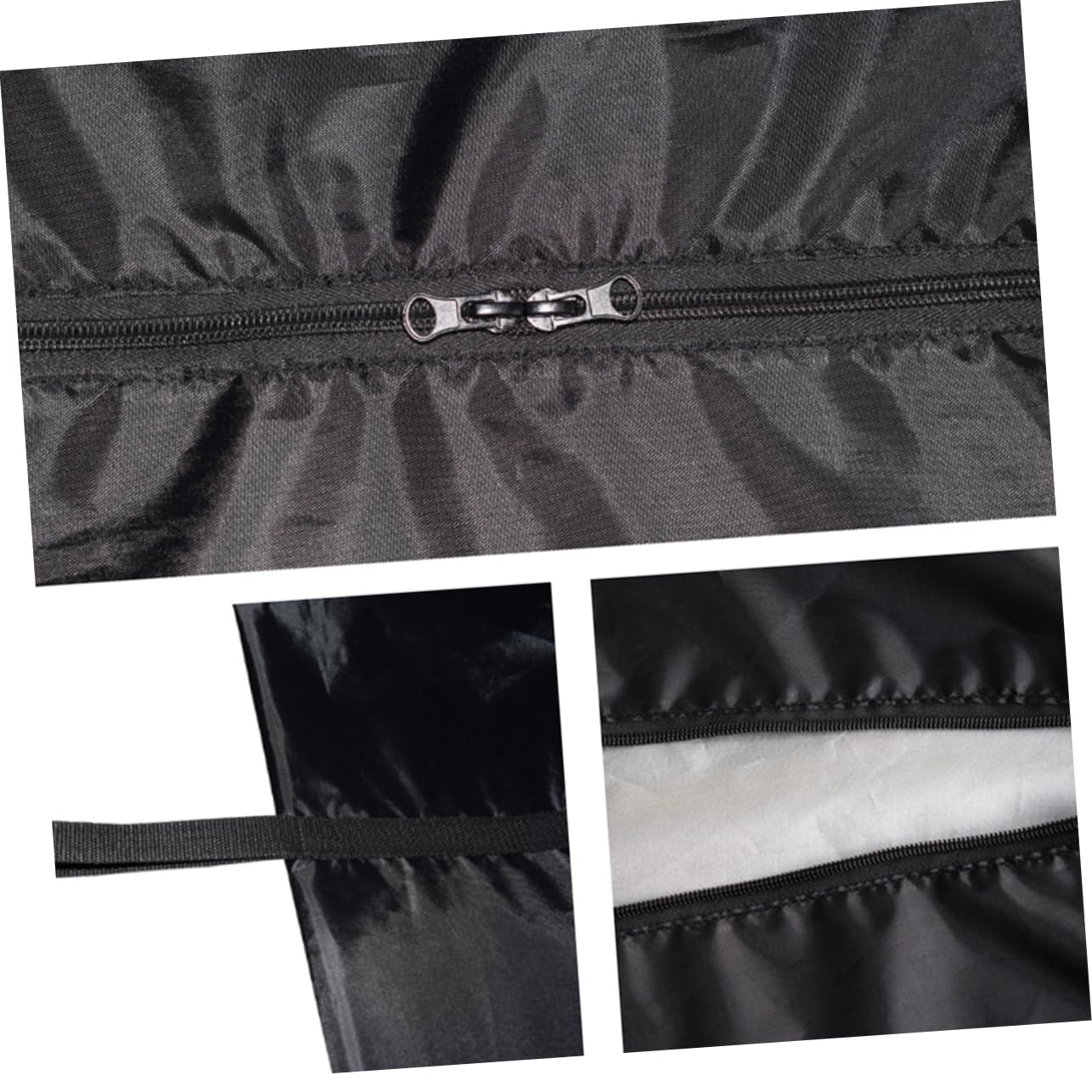 ULTECHNOVO 1pc Portable Body Bag for Outdoor Use Leakproof Animal Carcass Pouch Black for Pets Livestock and Poultry Disposal