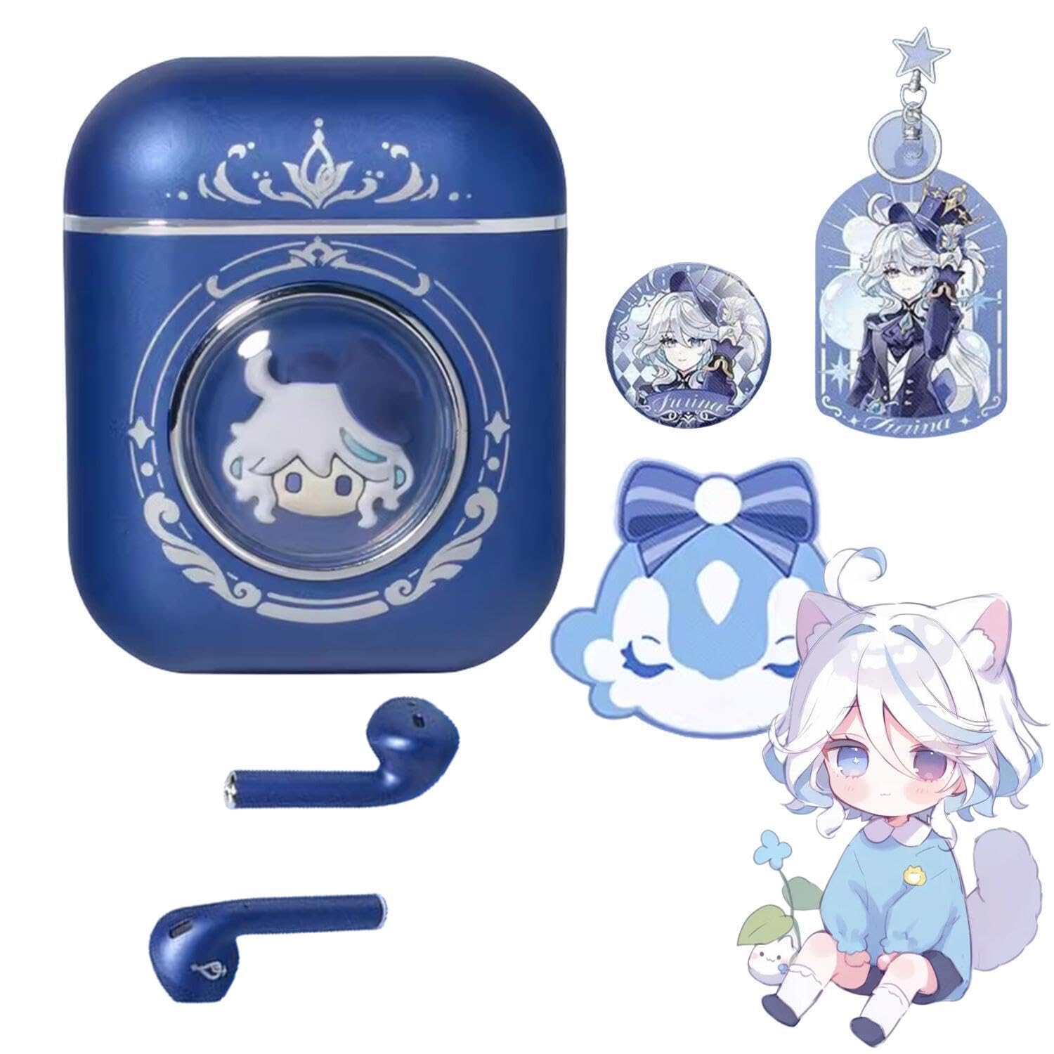 原神 フリーナ　イヤフォン　公式品　新品 Amazon.co.jp: 原神 フリーナ イヤホン ワイヤレスイヤホン Bluetooth5
