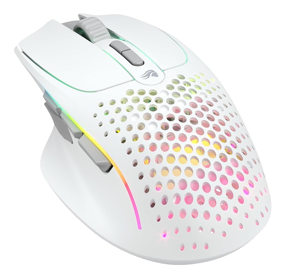 GLORIOUS Model I 2 Wireless - MMO Gaming Mouse (White), 9