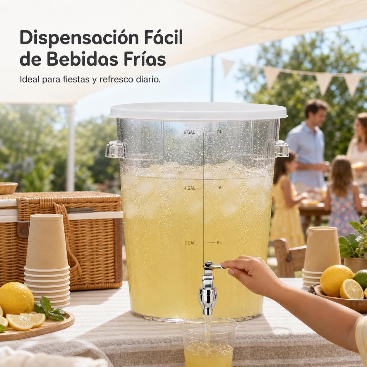 Dispensador Bebidas Frías Grifo Plástico, Style 1