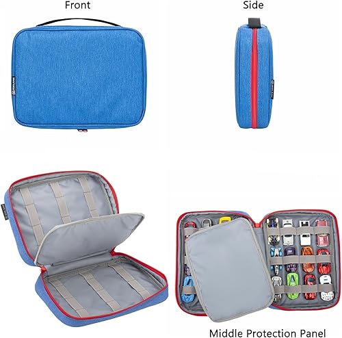 Miniatura 4 de KISLANE Almacenamiento de 24 autos de juguete para ruedas calientes, funda de almacenamiento compatible con 24 ruedas calientes, automóviles de caja