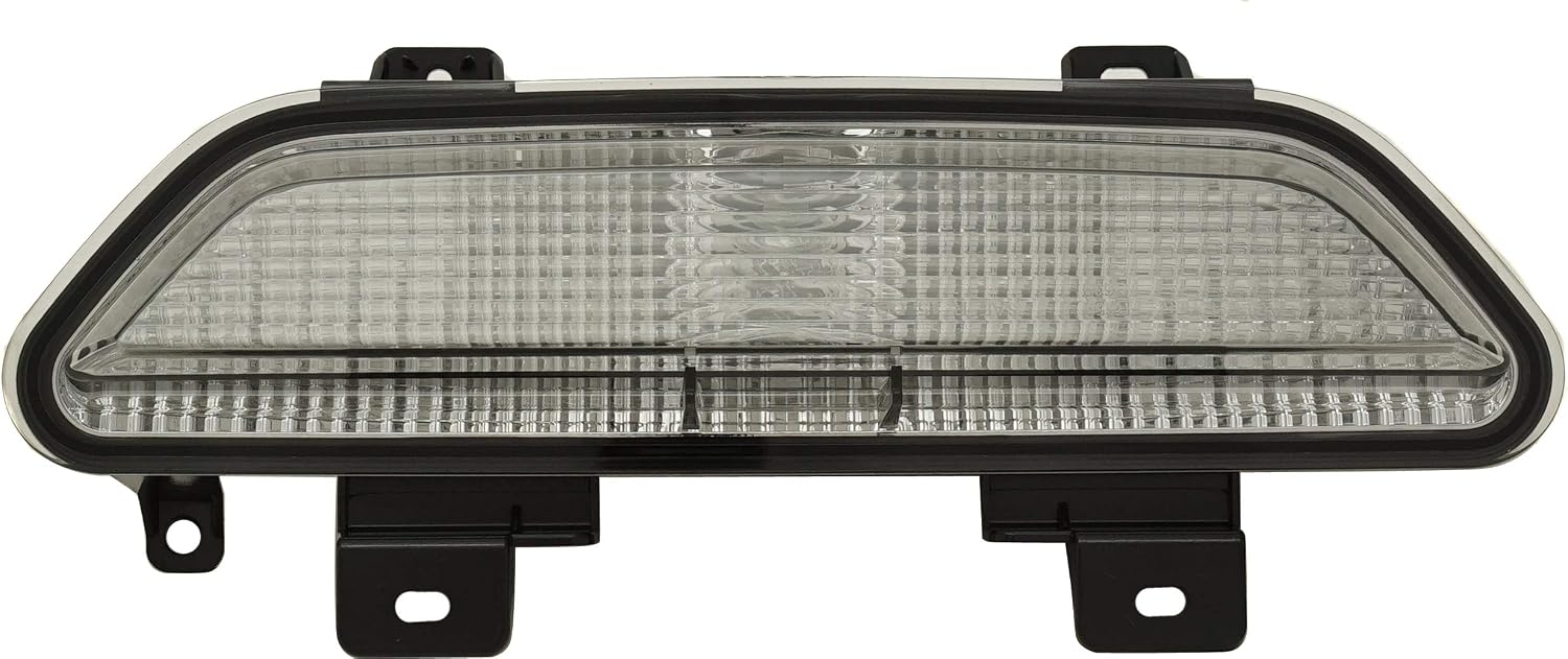 Compatible with 18-22 Mustang Center Backup Light Back Up Lamp Taillight Taillamp with Bulb Clear Plastic