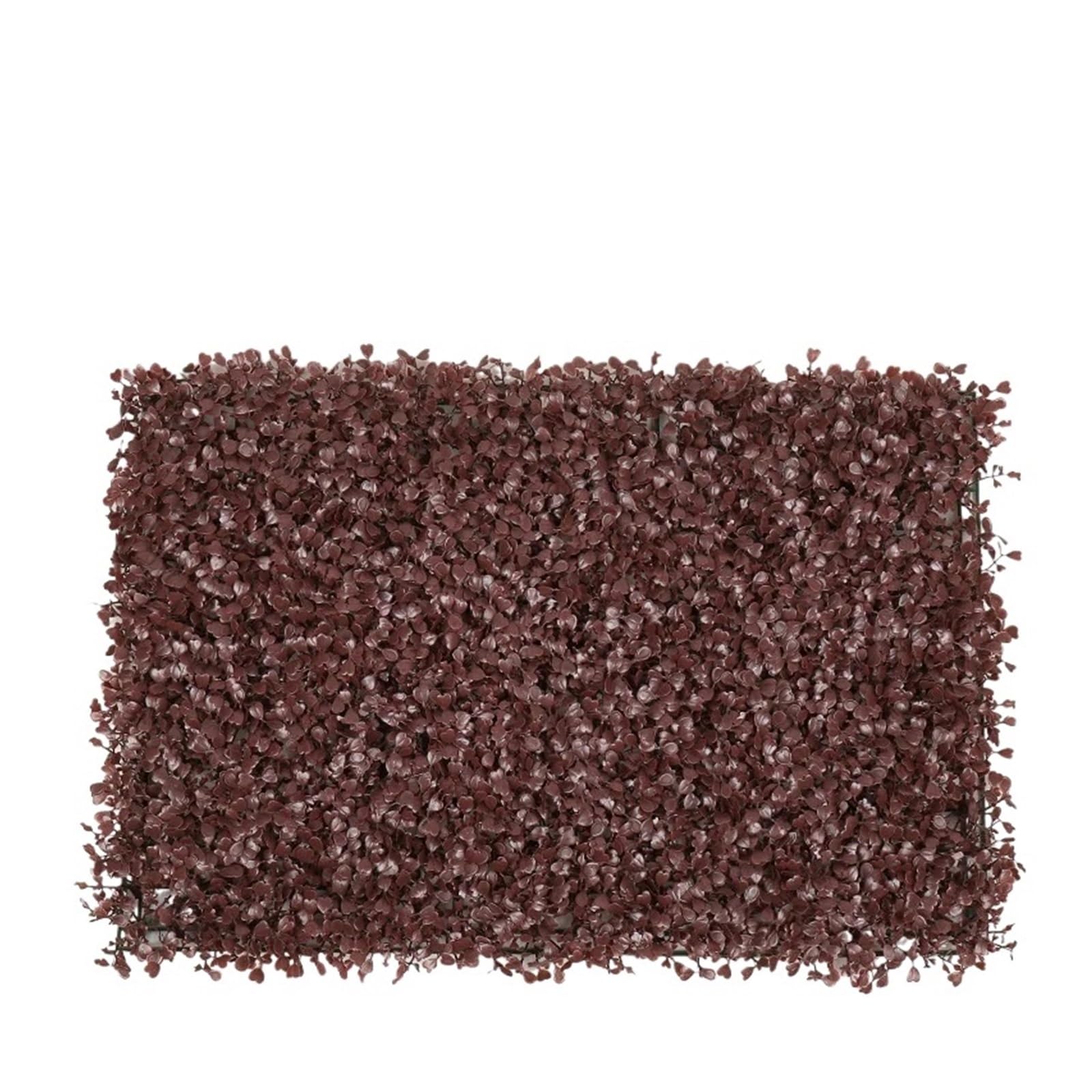 DFGRGRV Artificial Turf 1PC Lawn Decoration 40X60cm Artificial Milan Grass Carpet Turf Simulation Plastic Plants Lawn Hotel Home Wedding Background Wall(Coffee)