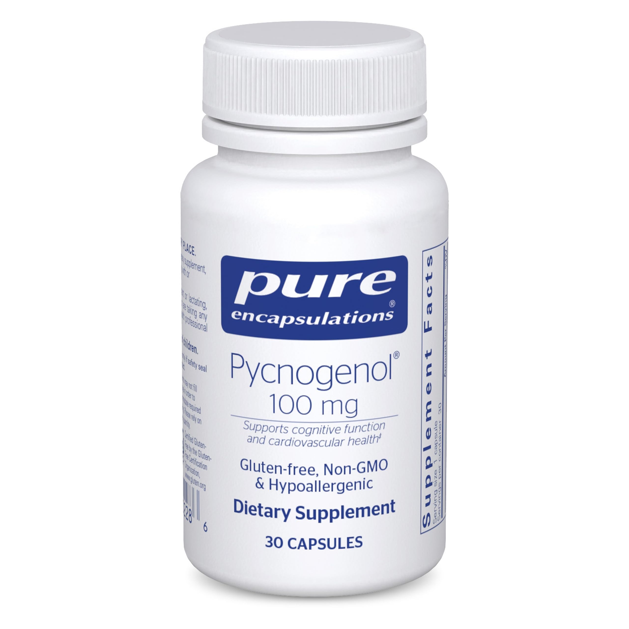 Pure Encapsulations Pycnogenol 100 mg, 30 Capsules 30 Count (Pack of 1)