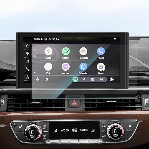 SKTU Protector de pantalla para Audi A5 2024 2025 de 10.1 pulgadas para Audi A4/A5 2020 2021 2022 2023 2024 2025 Audi A4/A5 Pantalla de navegación