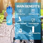 Mtb bouteille d'eau de vélo 750ml Courbe étanche BPA Gratuit 24oz Bouteilles de montagne à vélo 24 OZ Design pour vélo, sports de plein air paquet de 2