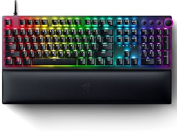 Amazon | Razer Huntsman V2 オプティカルゲーミングキーボード