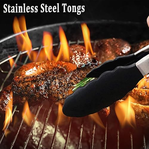 Miniatura 4 de RZSTBSFC Prensa de hamburguesas, prensa rectangular para parrilla, anillos de huevo, prensa de hierro fundido para plancha con mango de madera para