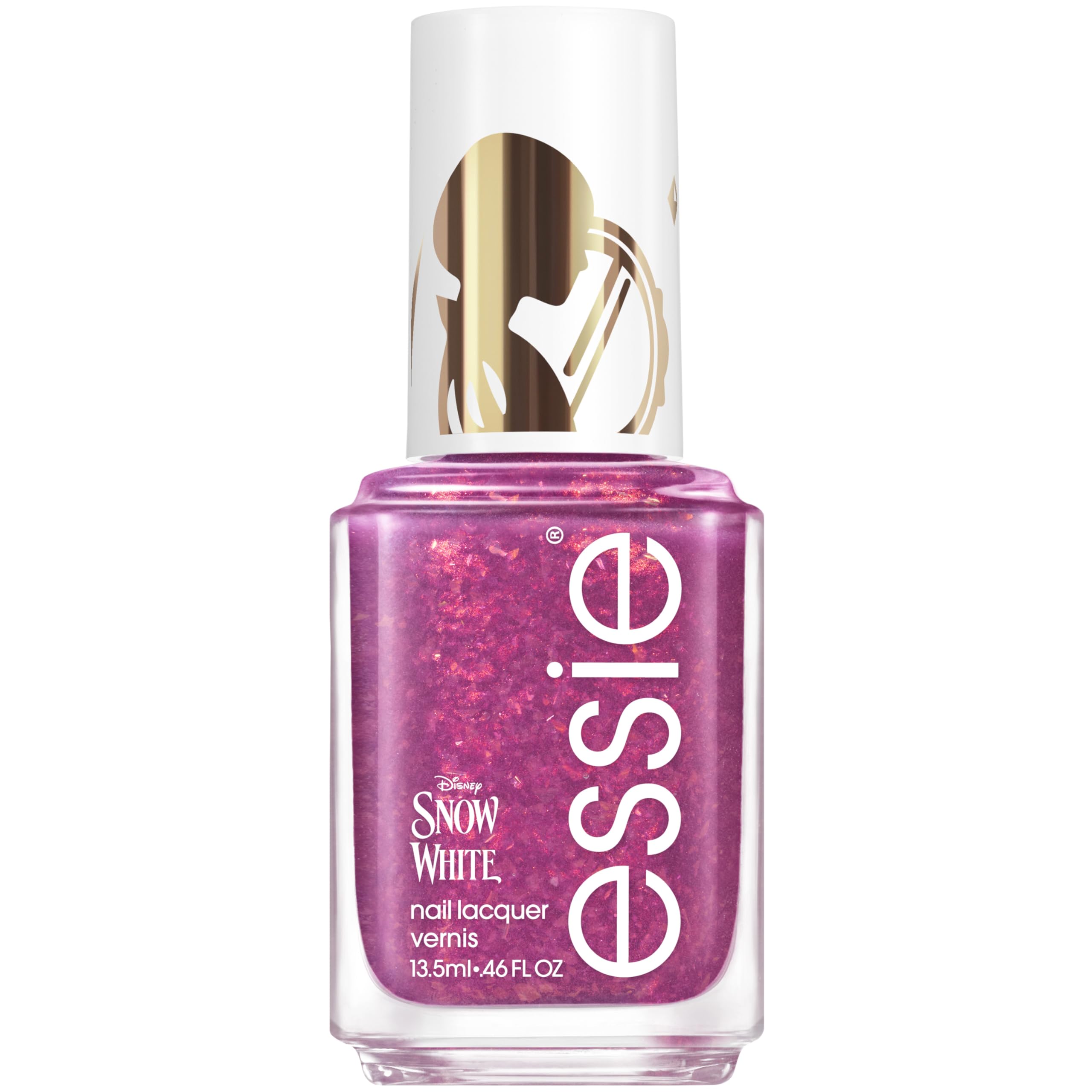 essie Nagellack – Nr. 55 fiercest of them all, Lila, professionelle Maniküre in der limitierten Schneewittchen-Edition, lilaschimmernd, 13,5 ml