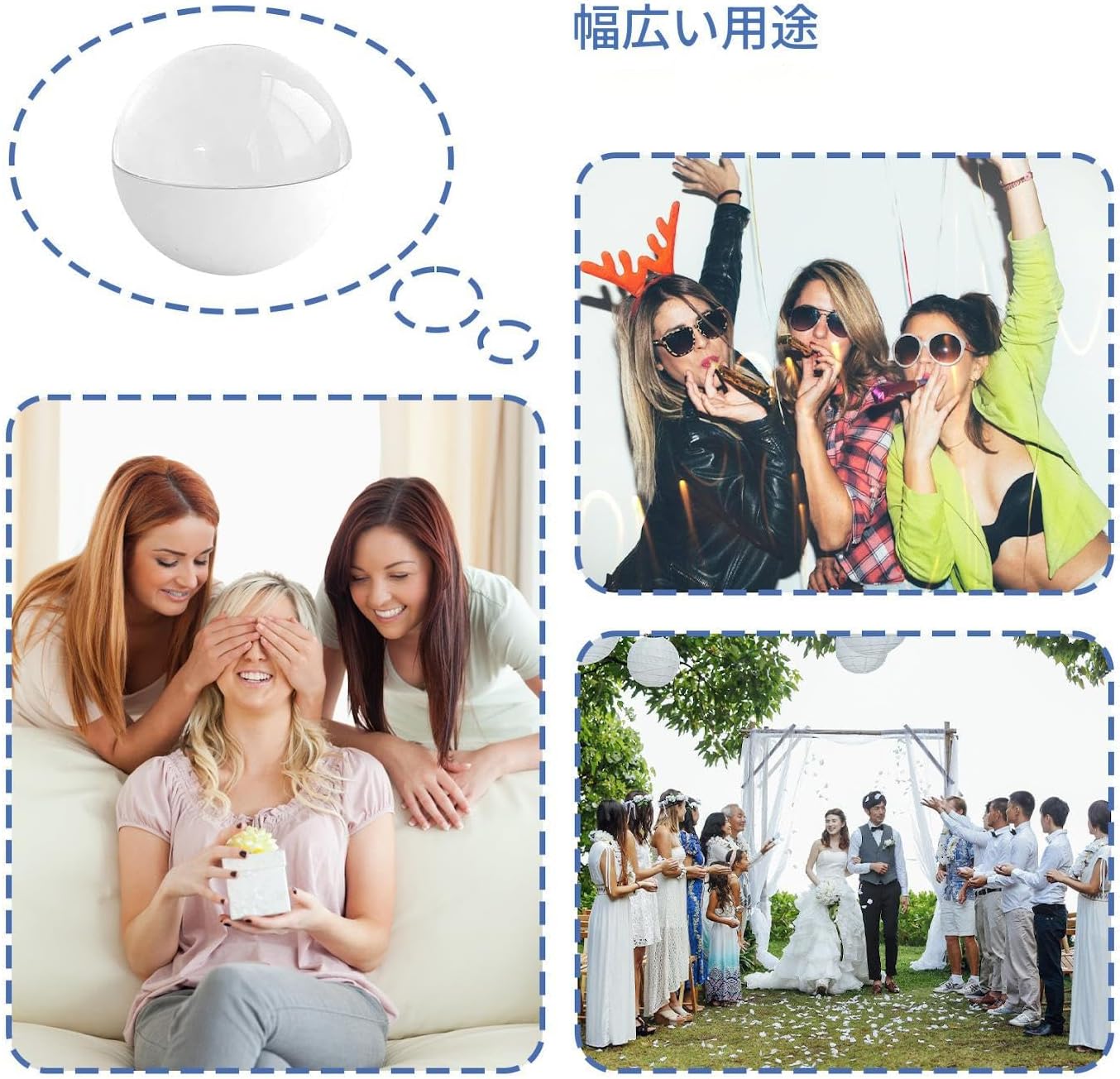 ビデオ クリスタル ボール - 6.9cm メモリ ビデオ ボール,デジタル 光る ディスプレイ オーブ - 記念日、誕生日、結婚式