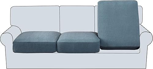 Miniatura 40 de H.VERSAILTEX 2025 Funda de sofá de jacquard de 1 pieza, fundas de sofá de alta elasticidad, protector de muebles antideslizante, funda de sofá suave