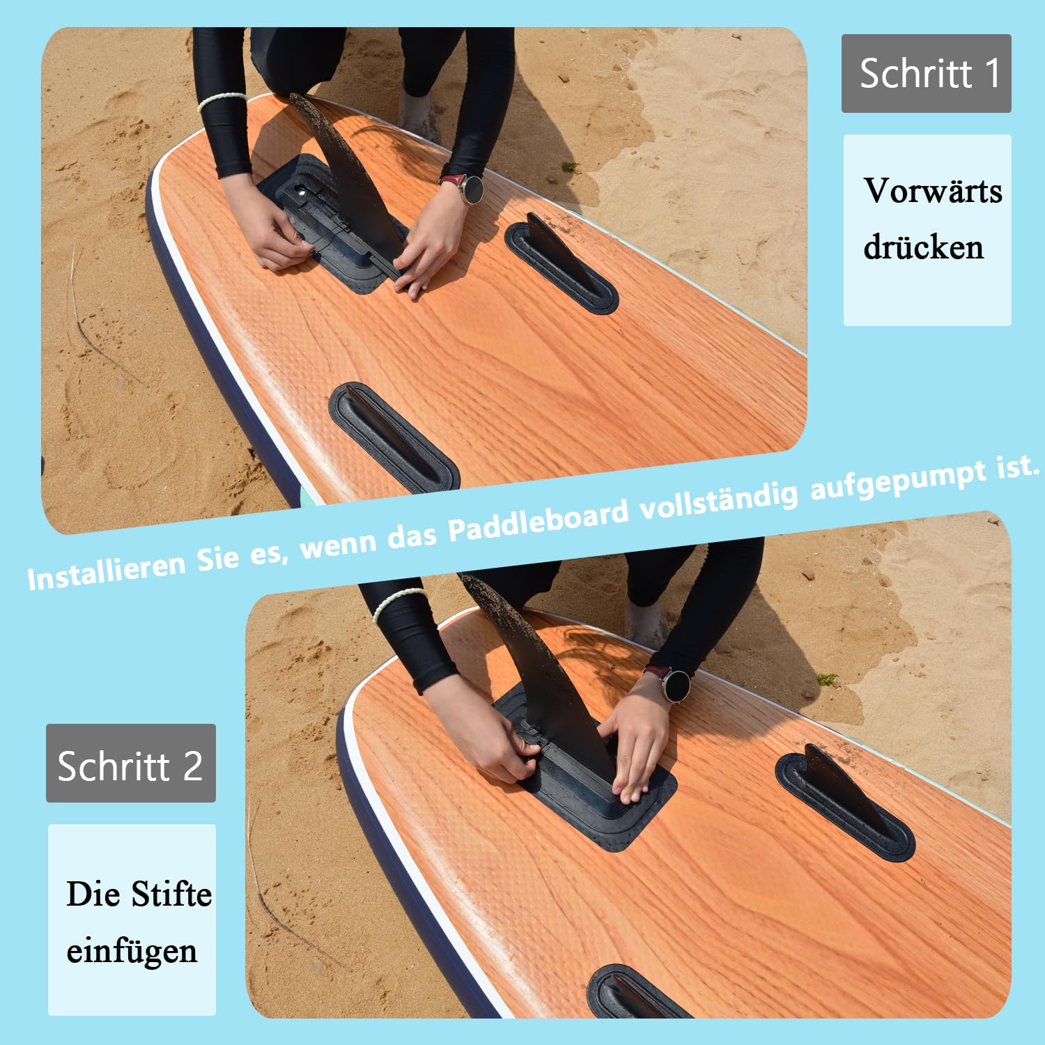 Tabla de remo de pie, tabla inflable SUP