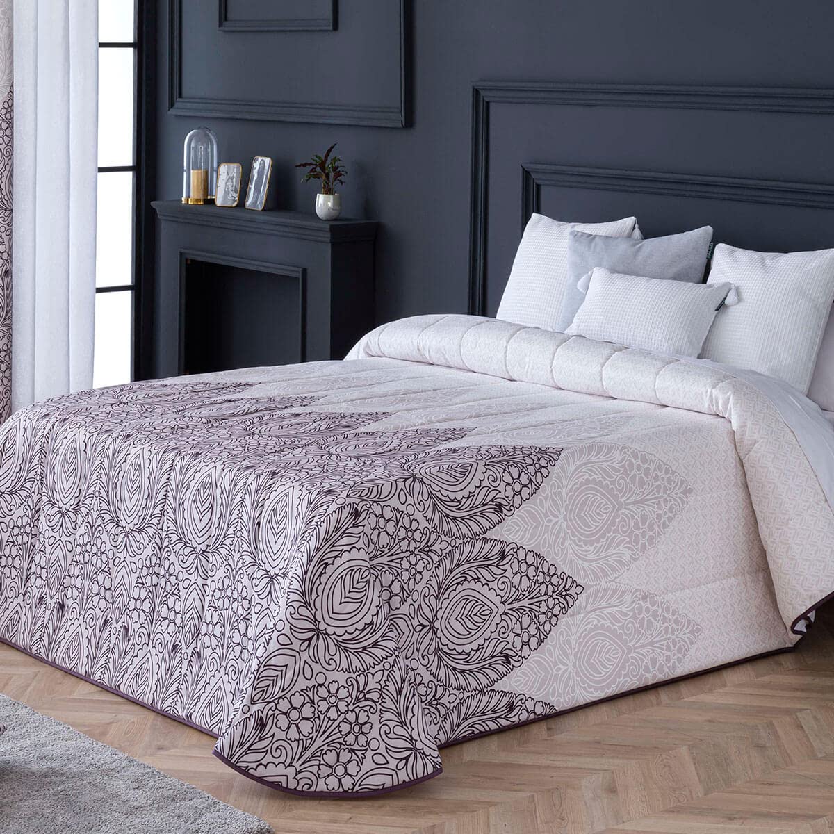 Lanovenanube Bouti BAZA - Cama 135 cm - Color Lila