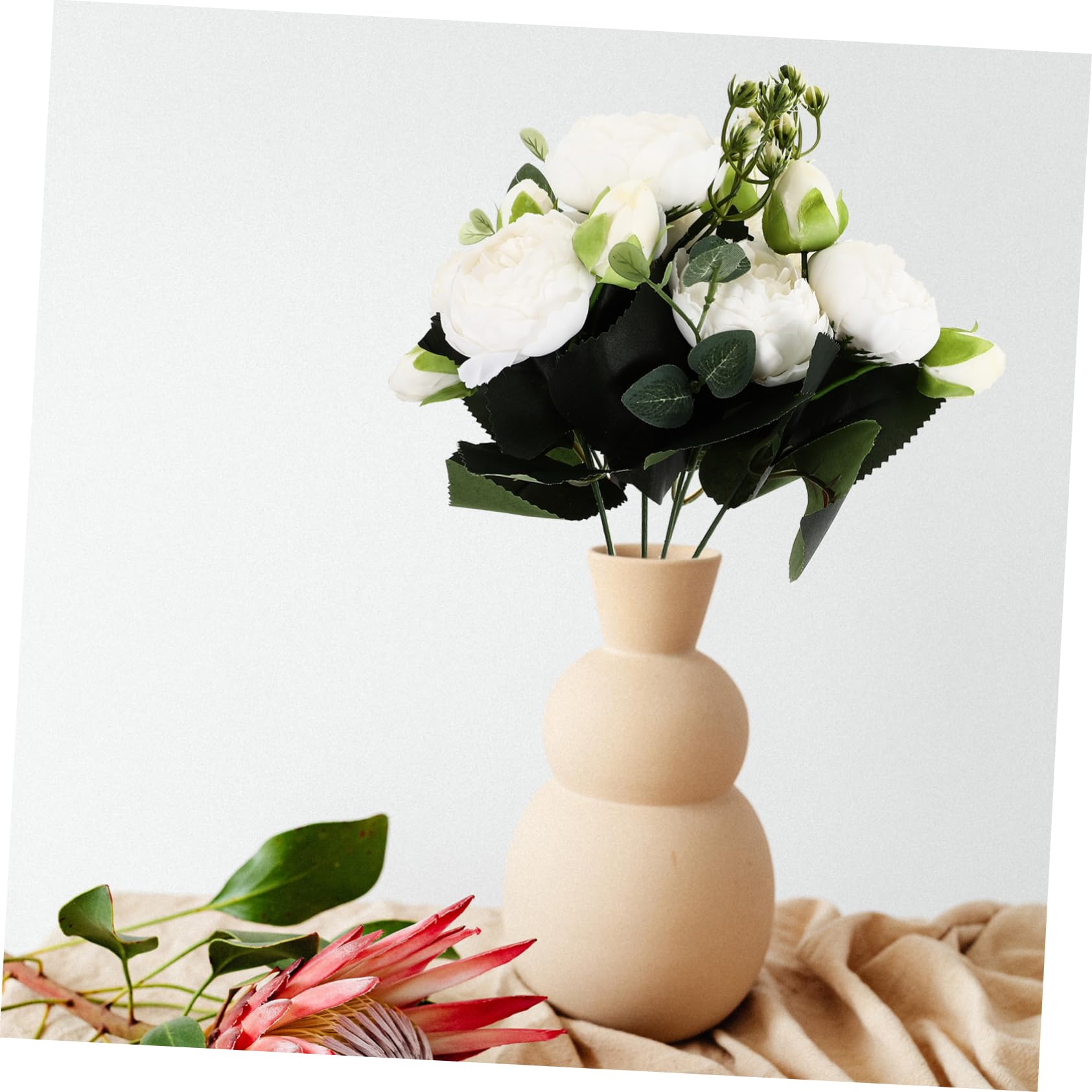 MAGICLULU 6stücke Künstliche Peony Blumenstrauß Dekoration Simulierte Hochzeit Und Wohnaccessoires Für Tisch Party Und Fotografie Langlebig Und Pflegeleicht