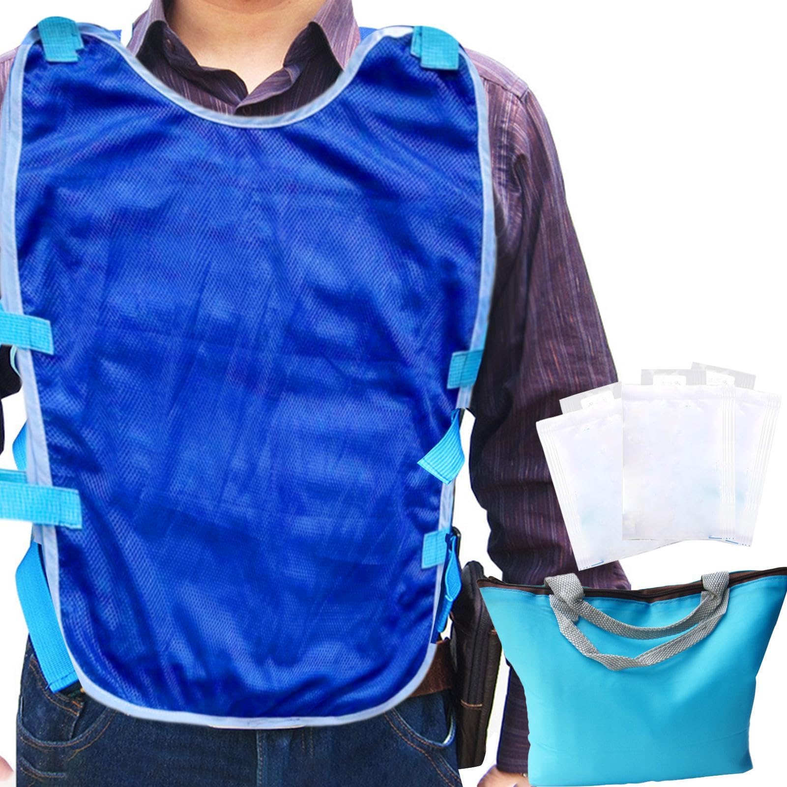 Summer Cooling Vest - Cooling Vest, Ice Vest, Ice Pack Vest, Summer Heat Relief Vest, Personal Cooling Vest | Stay Cool in Summer with Cooling Vest, Lightweight Cooling Vest for Summer Activities
