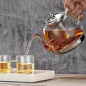 Amazon｜紅茶 ポット 急須 透明 ティーポット アイスティー