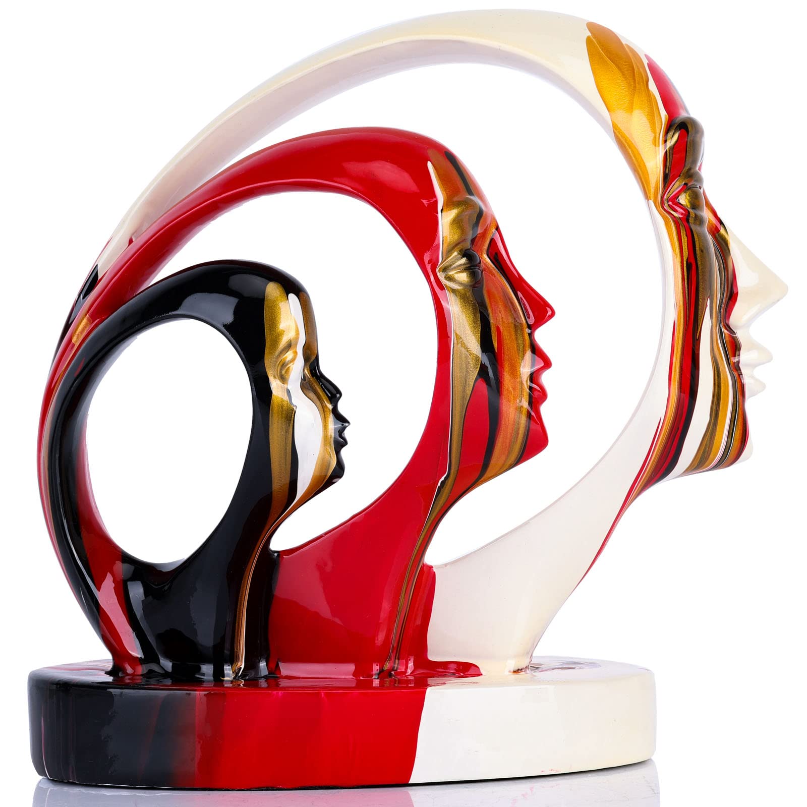 XMGZQ Estatua de arte facial 2 (E)