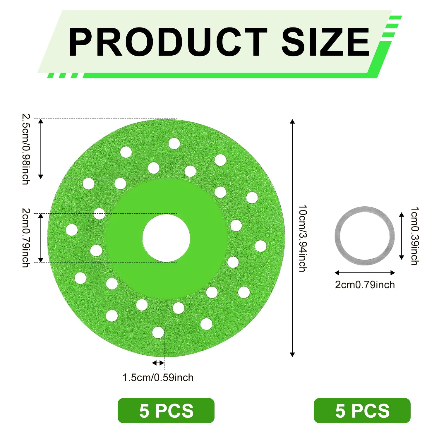 BOXOB 5pcs Rock Slab Grinding Disc - Image 2