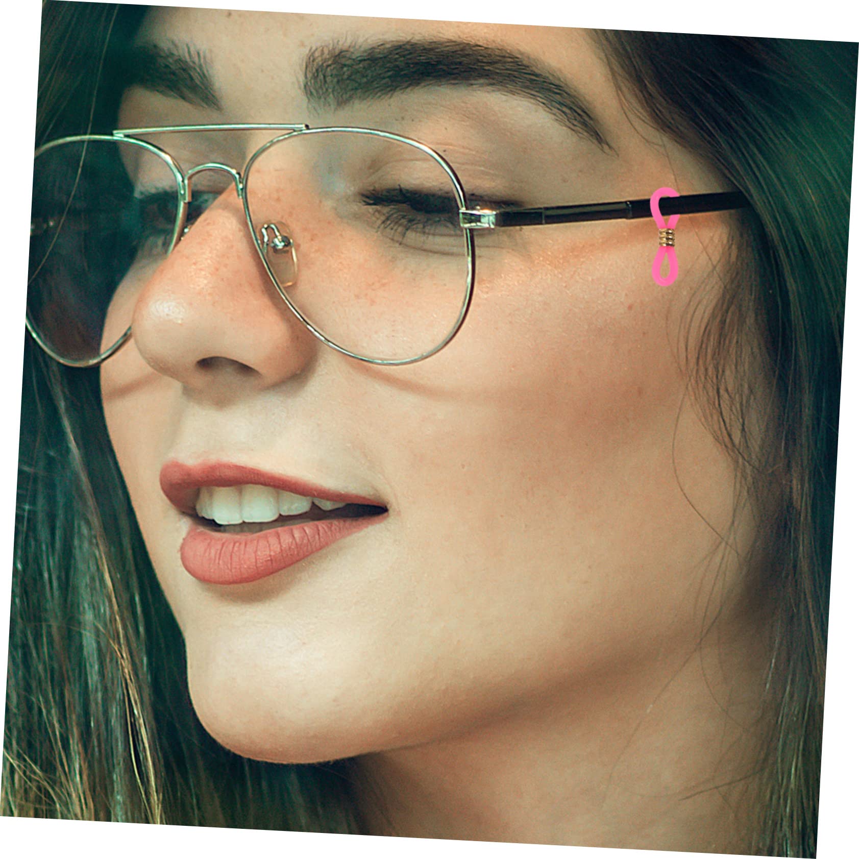 Ipetboom Boucle Antidérapante Pour Chaîne De Lunettes Chaîne De Lunettes Pour Femmes Support De Sangles De Lunettes De Câble Lanière De Lunettes Chaîne De Lunettes Lunettes Extrémités De