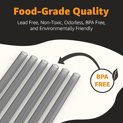 Miniatura 4 de Jmoe USA Pajitas de repuesto de 12 pulgadas para vasos Stanley de 40 onzas y 30 onzas, se adapta a vasos de 50 y 40 onzas Cold1 Paquete de 6