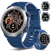 Smartwatch Uomo Donna con Effettua o Risposta Chiamate, 1.39" Militare Orologio Smartwatch