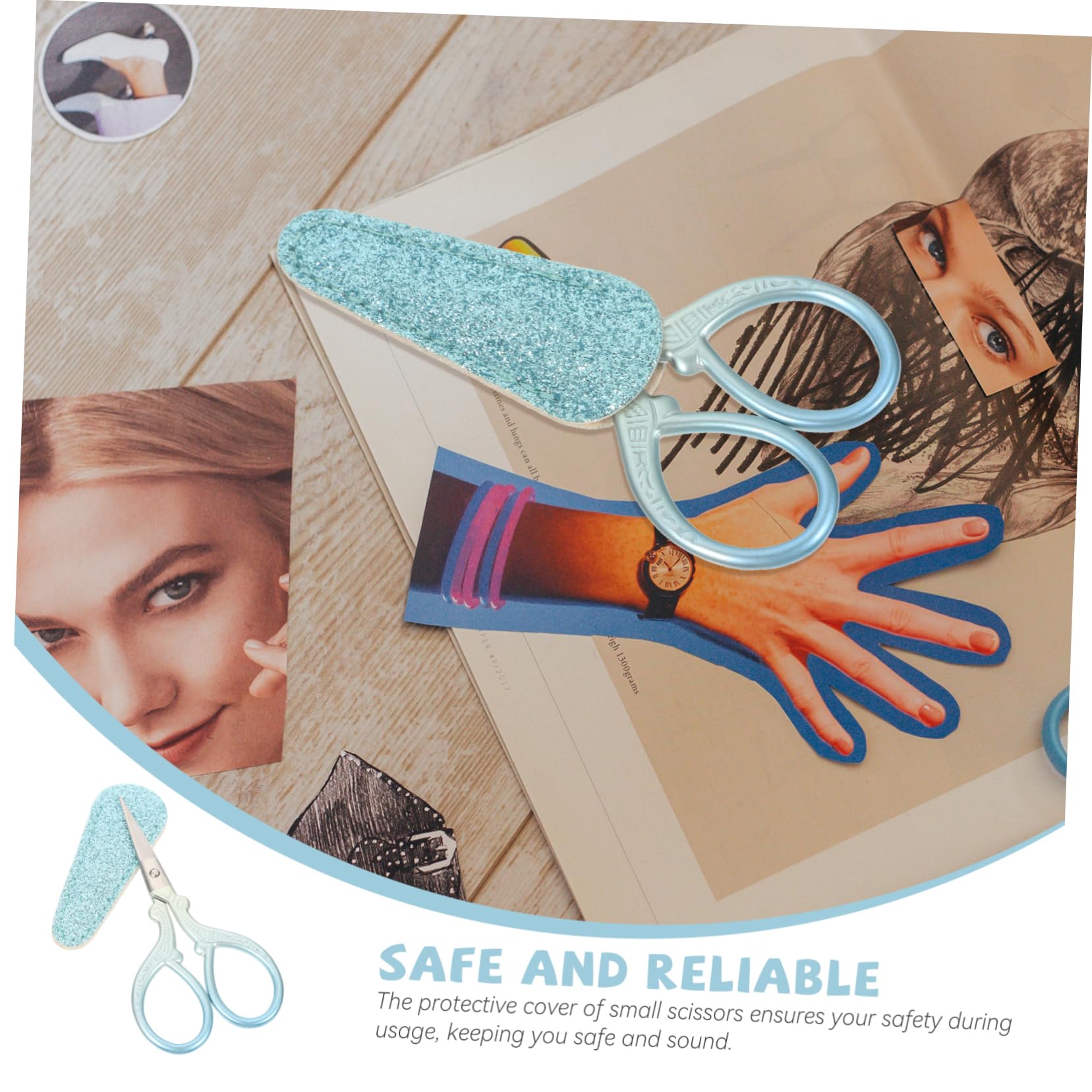 STOBOK 4piezas Tijeras De Bordado De Inoxidable Con Diseño Ergonómico Herramienta De Manualidades y Costura Para Trabajos De Precisión Casa