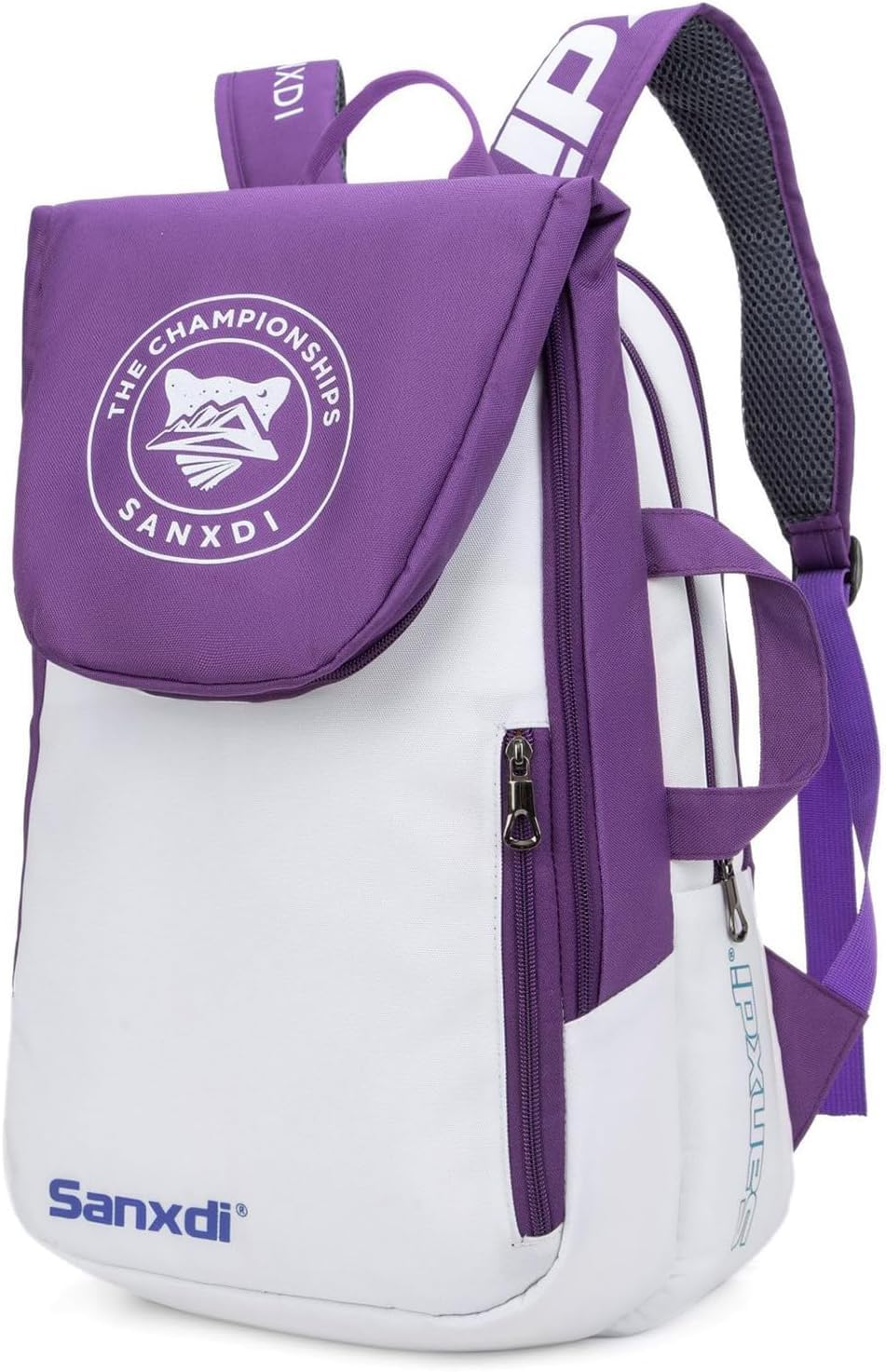 Bolsa de tenis, mochila de tenis, mochila plegable de gran capacidad, bolsa de transporte de raquetbol, bolsa de deporte multifuncional
