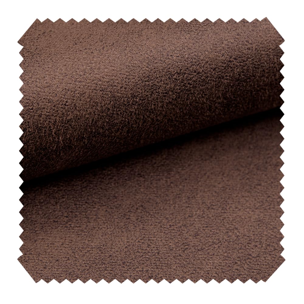 NOVELY Parstikel Velour Polsterstoff: Samtweicher Velours, Retro Leder-Optik
