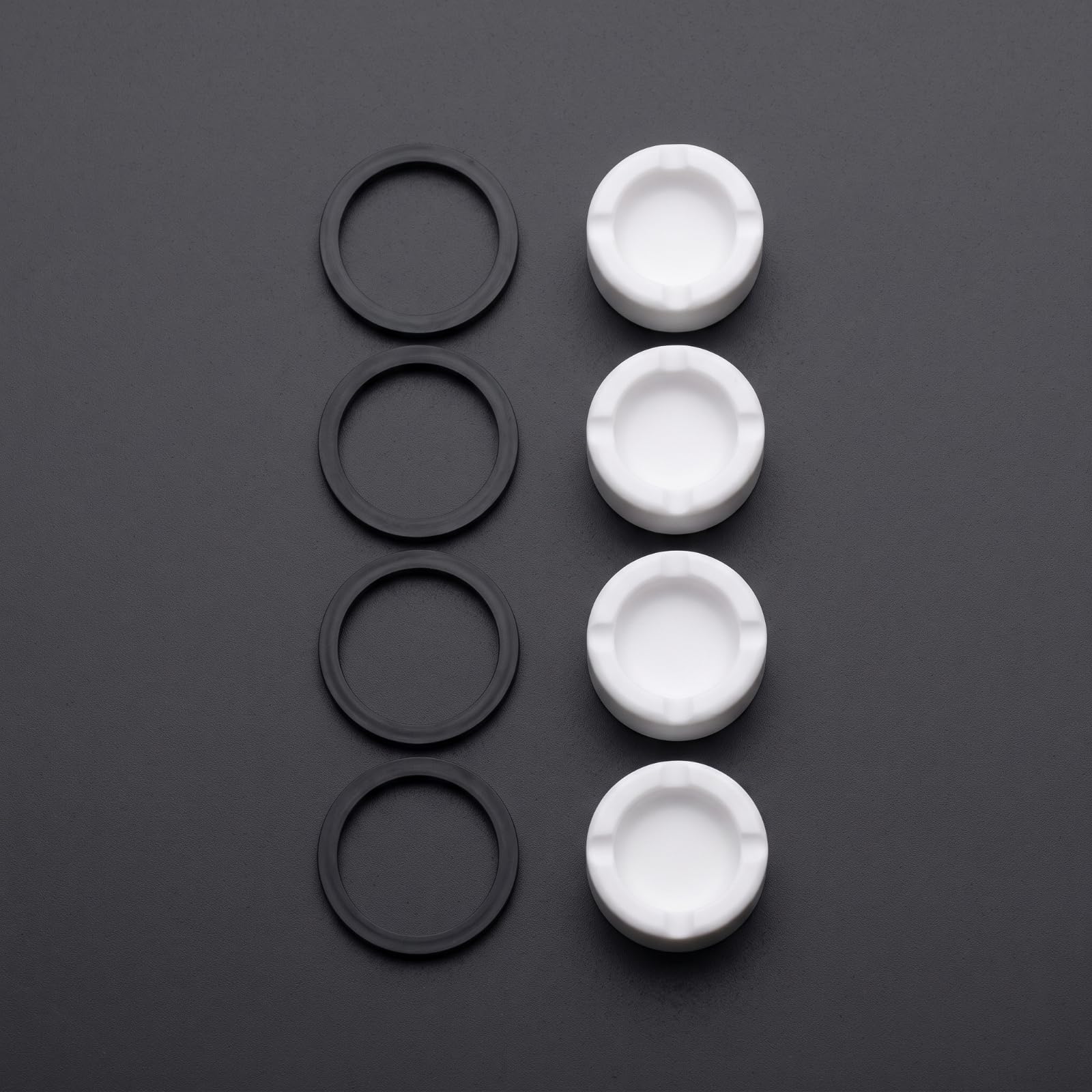 Pistoni Freno Bici Pistoni Pinza Guarnizioni Kit Riparazione in Ceramica per Pinze Idrauliche Compatibili con Serie M6120 M7120 M8020 M8120 M9120 M8 M640 M810 Adatti per Manutenzione Officina