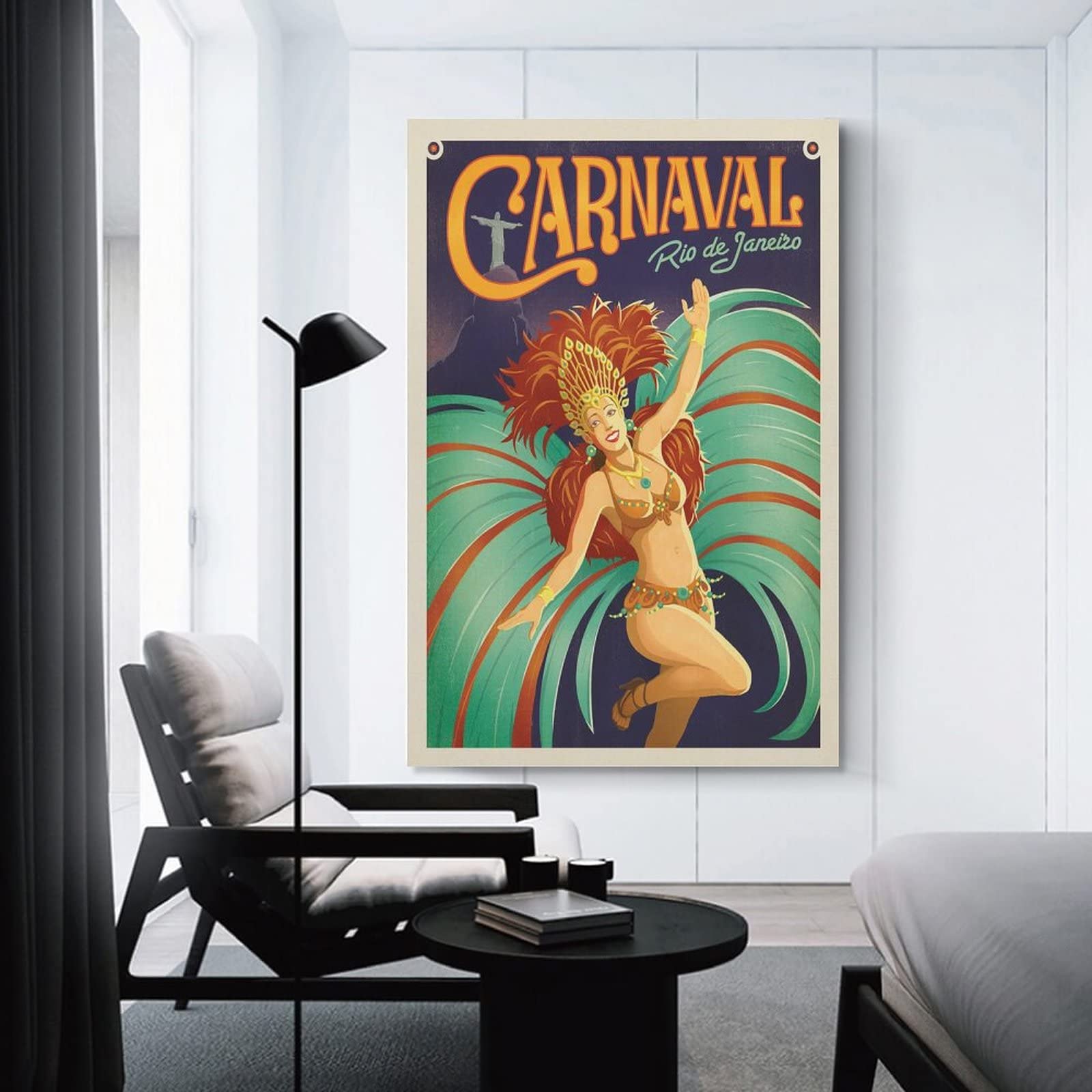 Brazil Travel Poster: Vintage Rio De Janeiro Wall Art