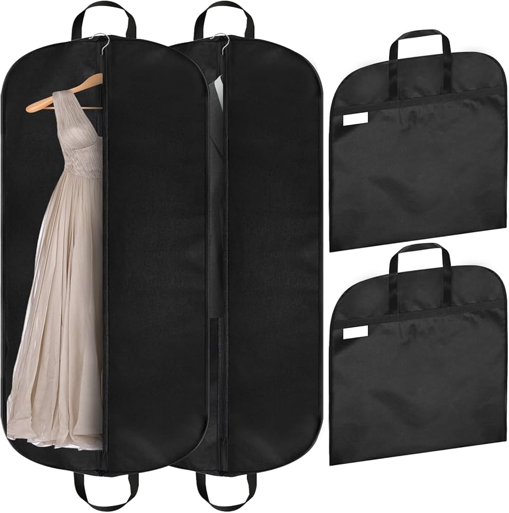 Amazon｜HIMOMO スーツカバー 2セット 不織布 衣類カバー ガーメント